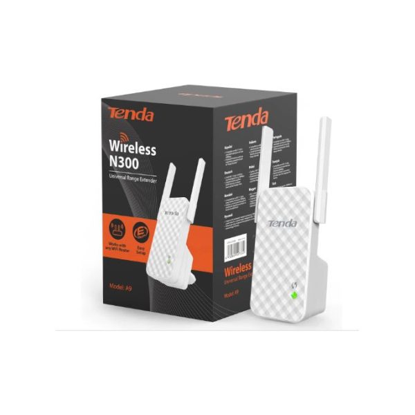 Tenda N300 Mini WiFi Range Extender A9